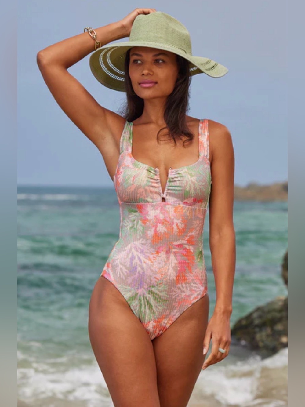 Becca CORAL REEF ONE PIECE Swimsuit